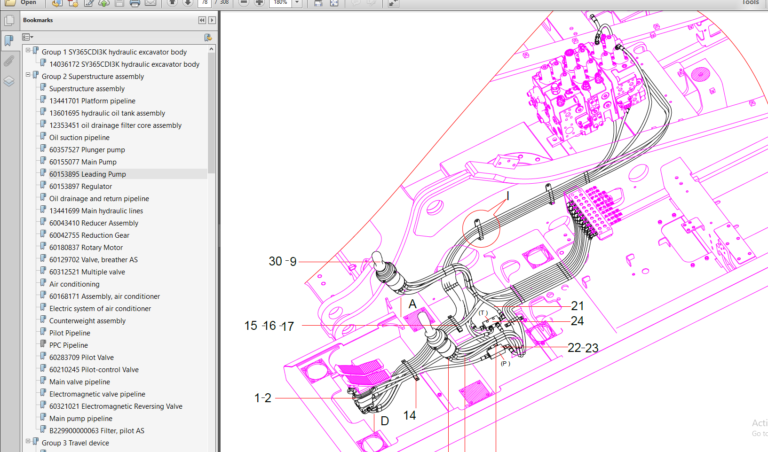 SANY PARTS MANUAL PDF