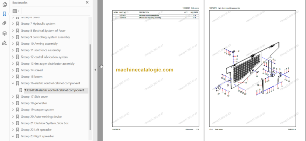 SANY SAP60C-8 PARTS BOOK