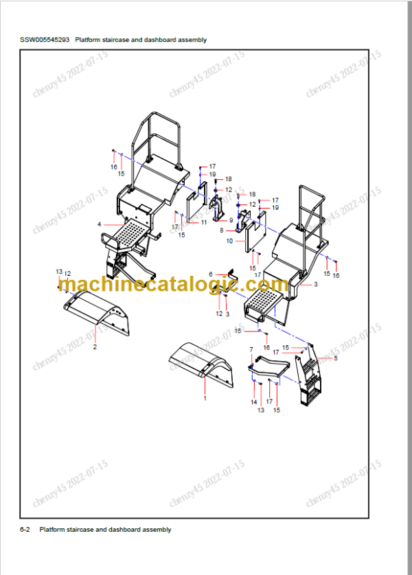 SANY SW966 PARTS BOOK