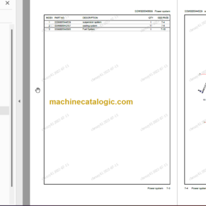 SANY SW966 PARTS BOOK