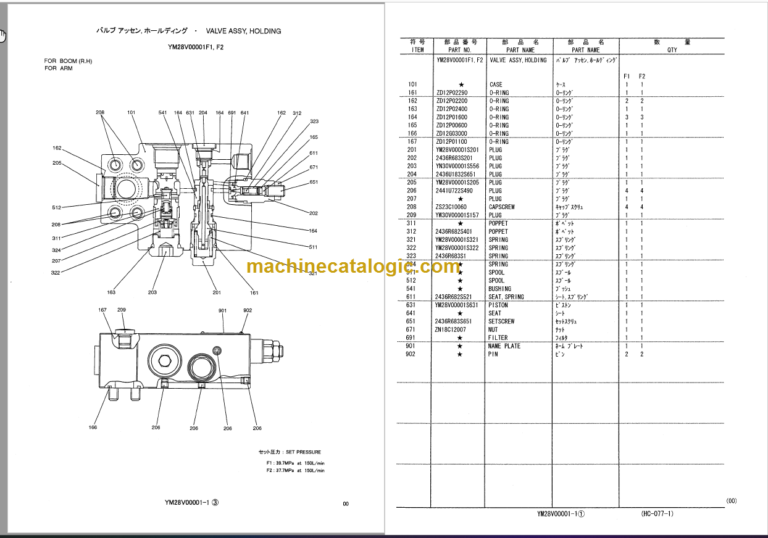 KOBELCO SK135SR-1E SK135SRLC-1E PARTS MANUAL