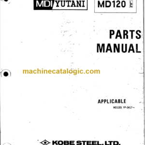 KOBELCO MD120LC PARTS MANUAL