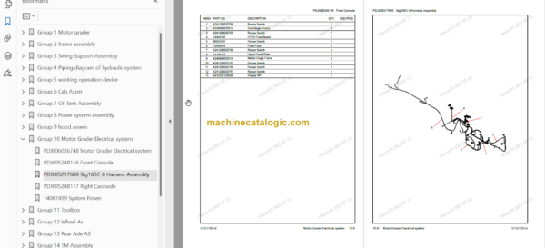 SANY STG170C-8 PARTS BOOK