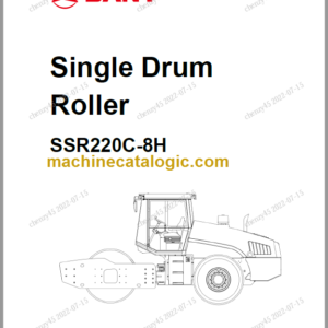 SANY SSR220C-8H PARTS BOOK