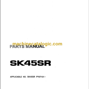 KOBELCO SK45SR PARTS MANUAL