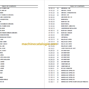 KOBELCO SK170-9 TIER 4 PARST CATALOG