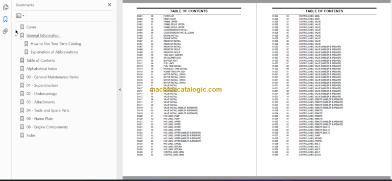 KOBELCO SK215SRLC PARTS CATALOG