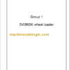 SANY SW966K PARTS MANUAL