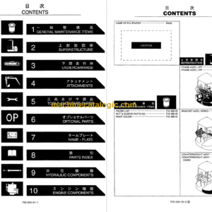 KOBELCO SK40SR-2 SK45SR-2 PARTS MANUAL