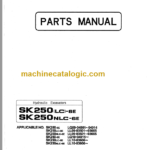 KOBELCO SK250LC-6 SK250NLC-6E PARTS MANUAL