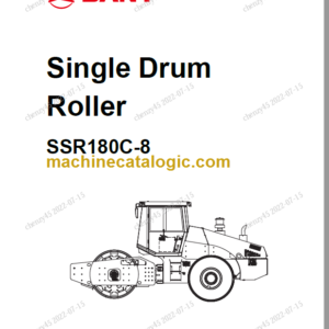 SANY SSR180C-8 PARTS BOOK