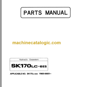 KOBELCO SK170LC-6ES PARTS MANUAL