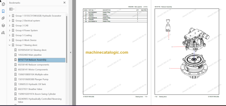 SANY SY35U Parts Book8