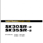 KOBELCO SK30SR-2 SK35SR-2 PARTS MANUAL PW10-22001