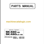 KOBELCO SK480-6S SK480LC-6S PARTS MANUAL