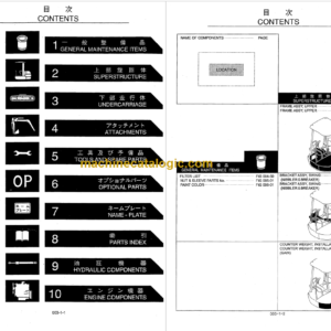 KOBELCO SK30SR-2 SK35SR-2 PARTS MANUAL PW10-22001