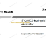 SANY SY245C9 PARTS MANUAL