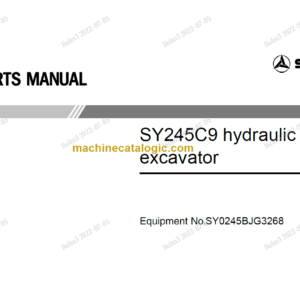 SANY SY245C9 PARTS MANUAL