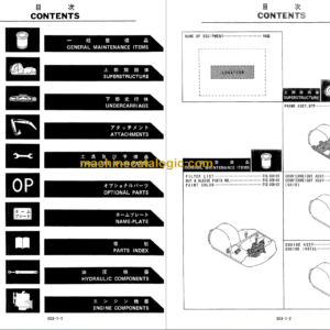 KOBELCO SK200 SK200LC MARK V PARTS MANUAL