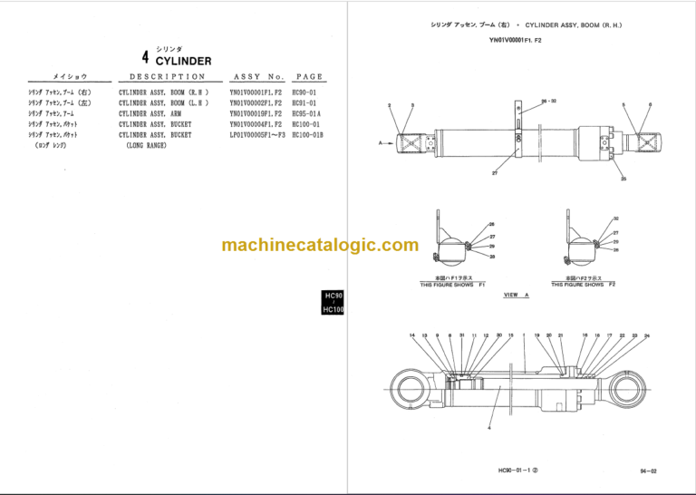 KOBELCO SK200 SK200LC MARK V PARTS MANUAL