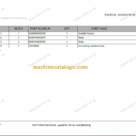 SANY SY245C9 PARTS MANUAL