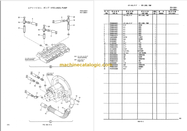 KOBELCO SK30SR-2 SK35SR-2 PARTS MANUAL PW10-22001