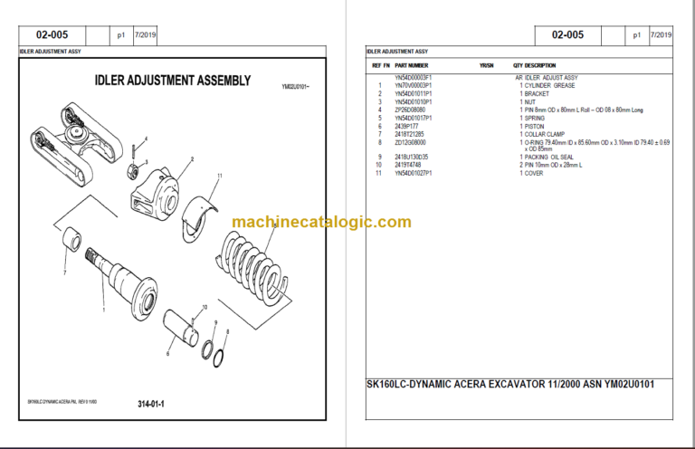 KOBELCO SK160LC PARTS CATALOG