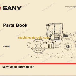 SANY SSR120 PARTS BOOK