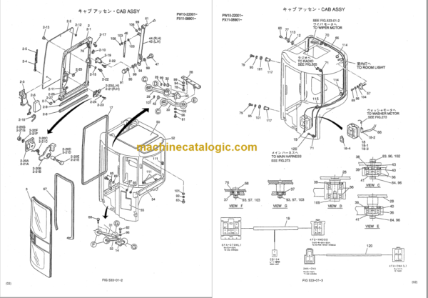 KOBELCO SK30SR-2 SK35SR-2 PARTS MANUAL PW10-22001