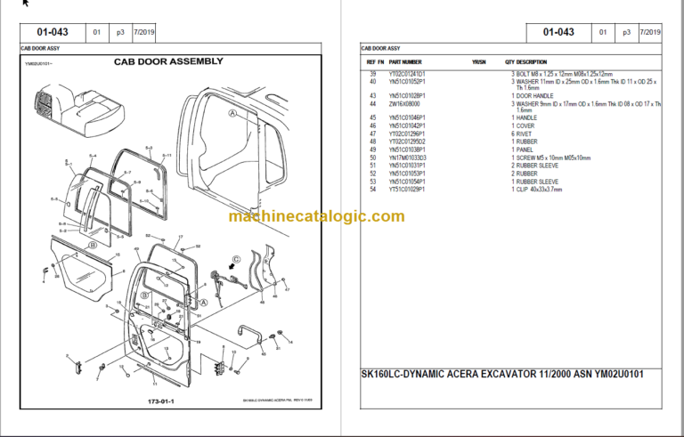 KOBELCO SK160LC PARTS CATALOG19
