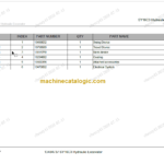 SANY SY16C3 PARTS MANUAL