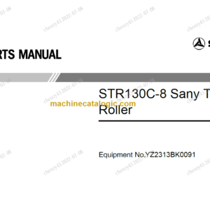 SANY STR130C-8 PARTS MANUAL