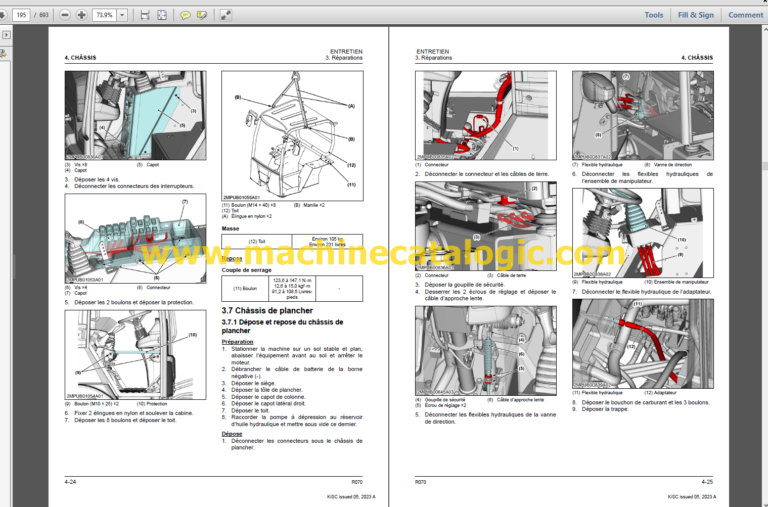R070 Manuel D’atelier Workshop Manual