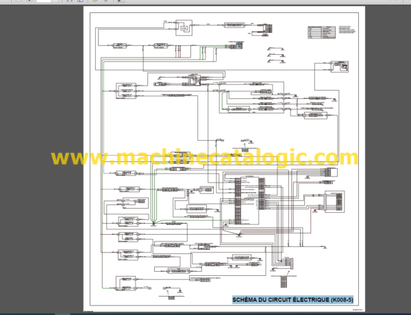 Kubota K008-5 Workshop Manual (French)