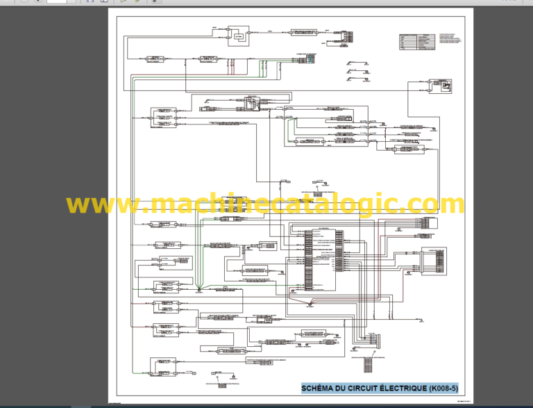 Kubota K008-5 Workshop Manual (French)