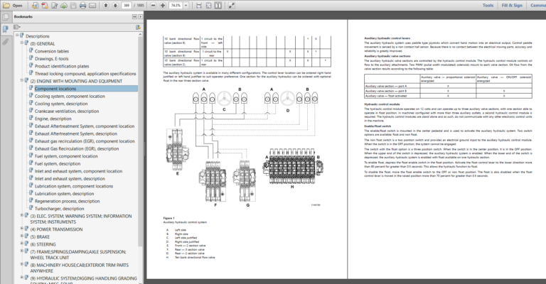 Volvo Motor Graders Service Manual, Parts Manual