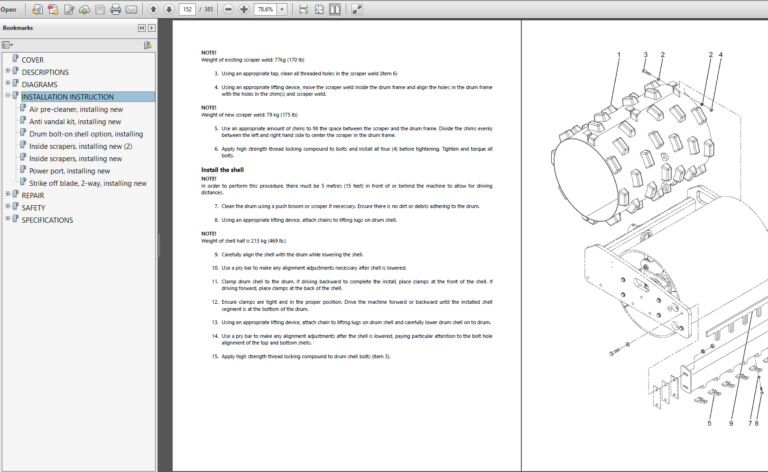 Volvo Asphalt Compactors, Soil Compactors, Single Drum Rollers Service Manual