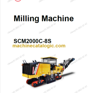 SANY SCM2000C-8S PARTS BOOK