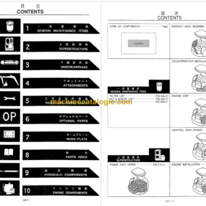 KOBELCO SK25SR PARTS MANUAL PV12001-12542