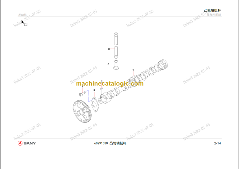 SANY SY245C S9M3KHE01 Parts Manual