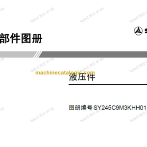 SANY SY245C 9M3KHH01 Parts Manual