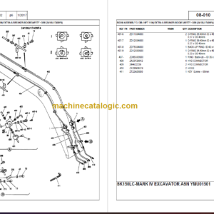 KOBELCO SK150LC PARTS MANUAL