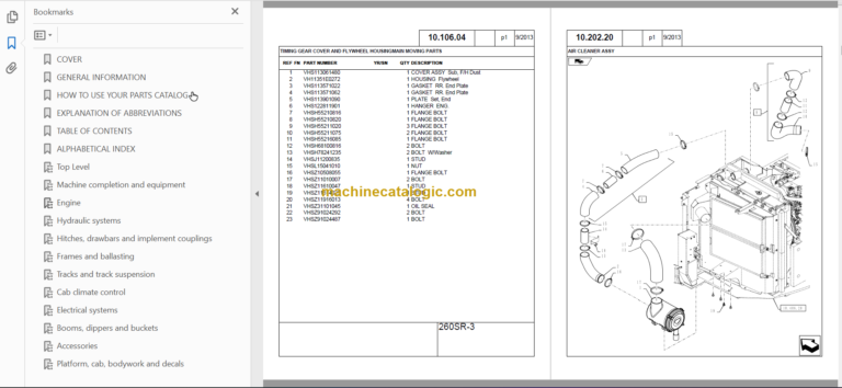 KOBELCO 260SR-3 Tier IV PARTS CATALOG23