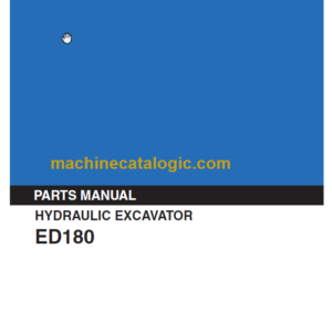 KOBELCO ED180 PARTS MANUAL