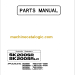 KOBELCO SK200SR-SK200SRLC PARTS MANUAL