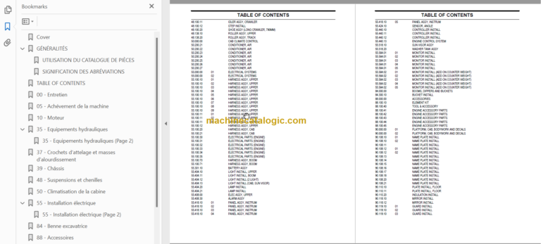 KOBELCO 230SR-3 Tier IV PARTS CATALOG FR