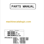 KOBELCO SK330-6E SK330LC-6E PARTS MANUAL