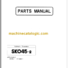 KOBELCO SK045-2 PARTS MANUAL