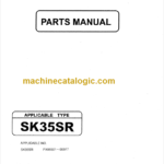 KOBELCO SK35SR PARTS MANUAL PX06501-06977