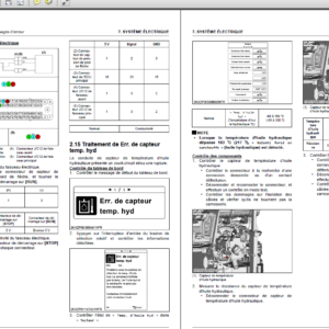 Kubota U50-5 RY911-27882 Manuel D’atelier Workshop Manual (French) 2021